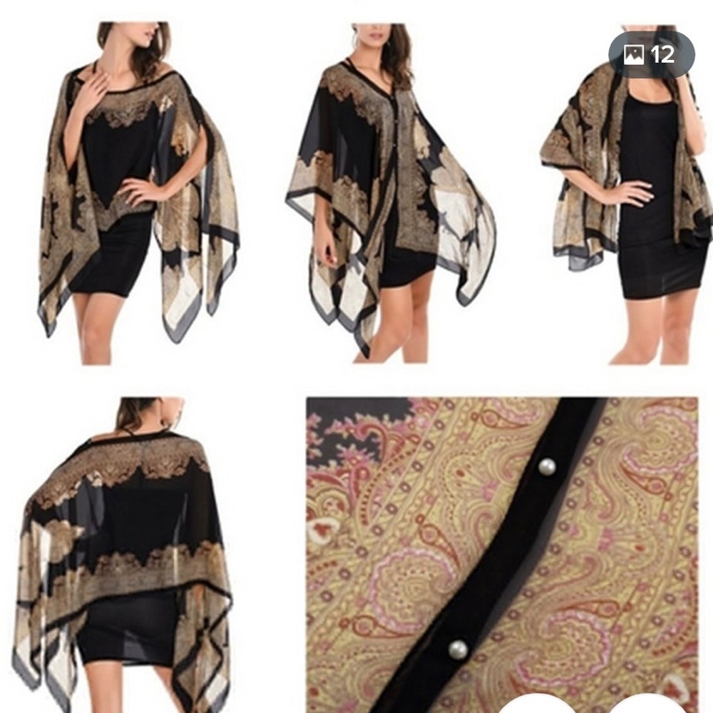 Chiffon shawls